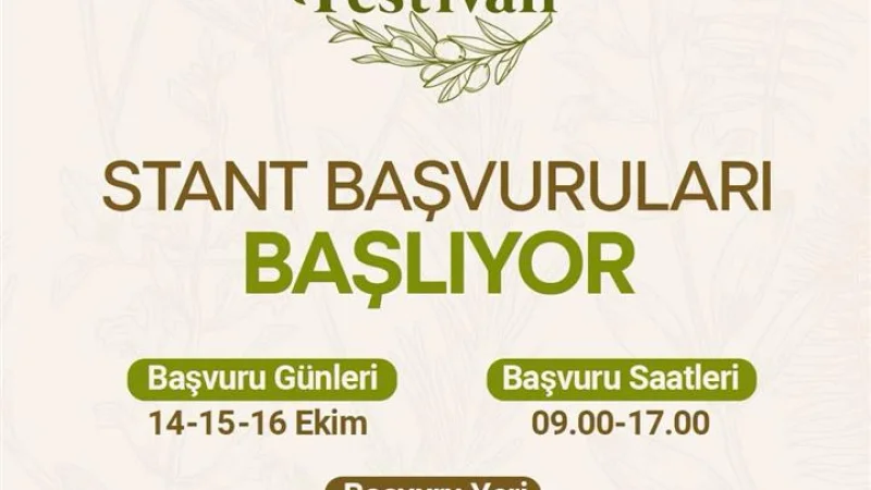 İzmir'de 3. Uluslararası Urla Zeytin ve Sanat Festivali İçin Stant Başvuruları Başlıyor
