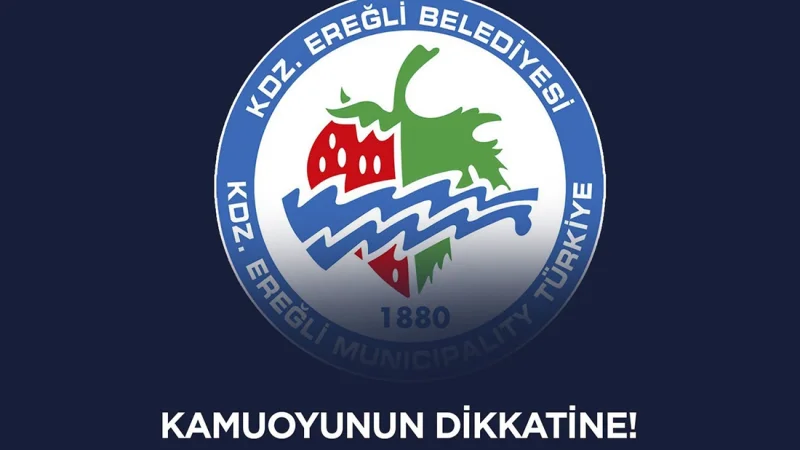 Karadeniz Ereğli'de Belediye Adına Dolandırıcılık Uyarısı