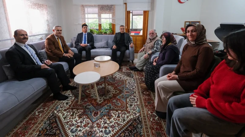 Karaman Valisi Çiçek'ten Şehit ve Gazi Ailelerine Ziyaret
