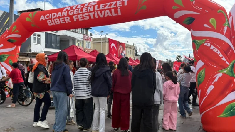 Kilis'te Koruma Altındaki Çocuklar Biber Festivali'ne Katıldı