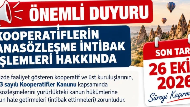 Kocaeli'deki Kooperatif Yöneticilerine 'İntibak' Uyarısı