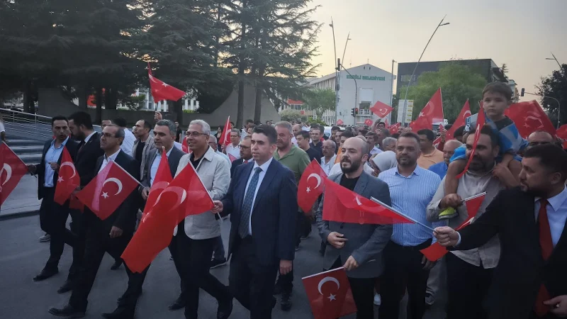 Konya'nın Ereğli İlçesinde 15 Temmuz Demokrasi ve Milli Birlik Günü Coşkuyla Anıldı