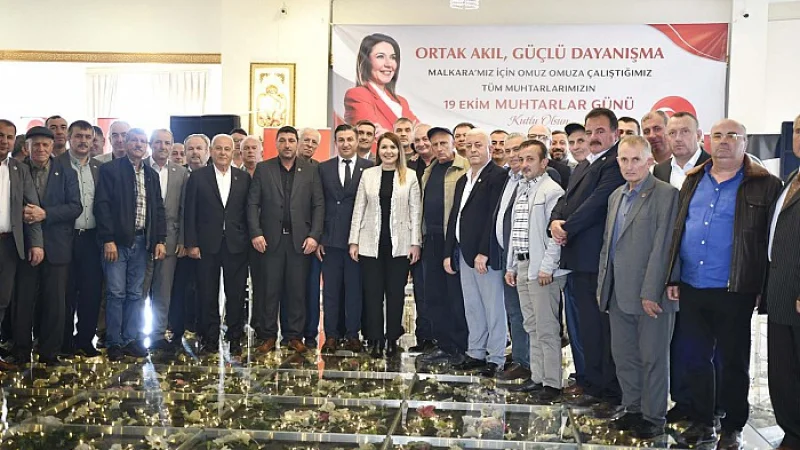 Malkara'da Muhtarlar Günü Dolayısıyla Buluşma Düzenlendi