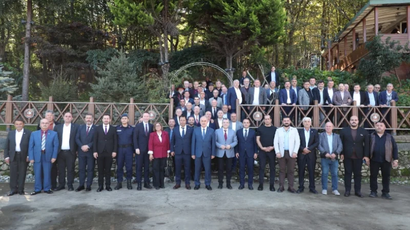 Ordu'da 19 Ekim Muhtarlar Günü Kutlaması: Fatsalı Muhtarlara Plaket
