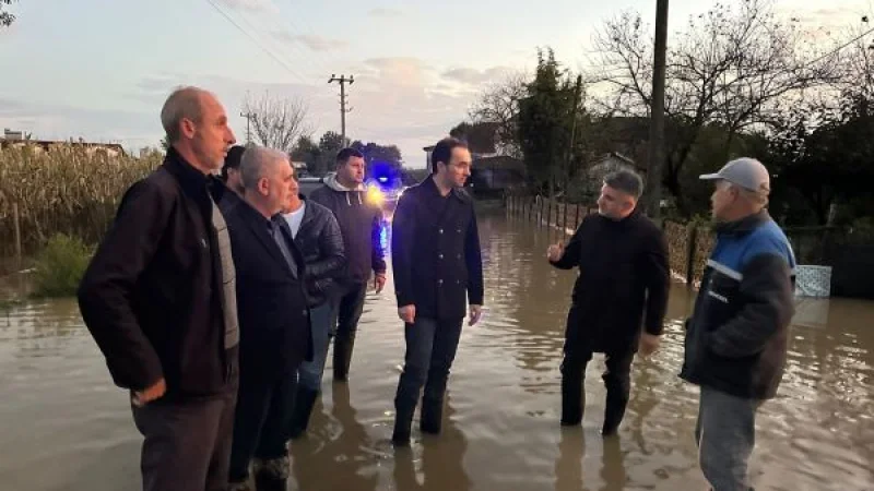 Sakarya Söğütlü'de Taşkın Sonrası Sahada İnceleme Yapıldı