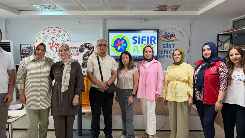 Siirt'te Sıfır Atık Hareketi: Tekstil Atıkları İleri Dönüşümle Değerlendirildi