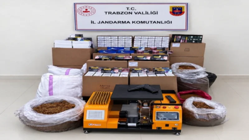 Trabzon'da Jandarmadan Kapsamlı Kaçakçılık Operasyonu: 11 Gözaltı