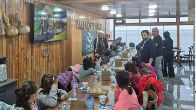 Trabzon'da Koruma Altındaki Çocuklar Akşam Yemeğinde Buluştu