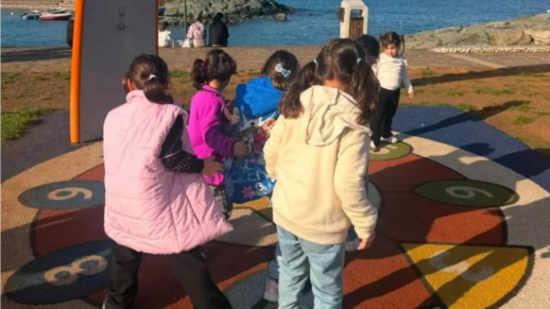 Trabzon'da Koruma Altındaki Çocuklar Ganita Sahili'nde Buluştu