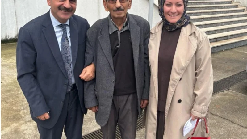 Trabzon'da Şehit Hüseyin Kardal'ın Babasına Vefa Ziyareti