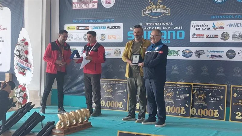 Uluslararası Hazar Gölü Sazan Kupası'nda Şampiyonlar Belli Oldu