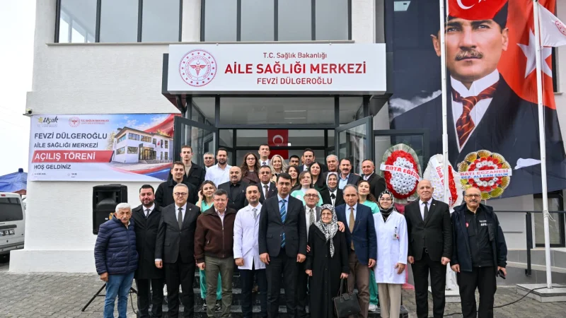 Uşak'ta Hayırsever Desteğiyle Yeni Aile Sağlığı Merkezi Hizmete Girdi