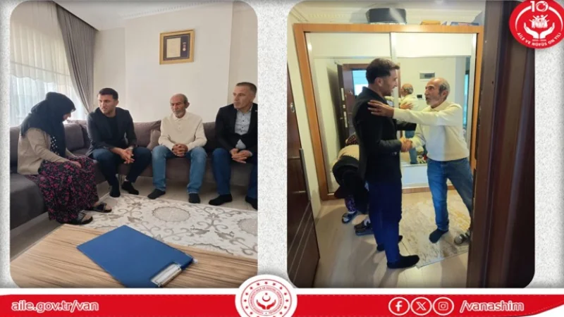 Van'da Şehit Söner İdil'in Ailesine Ziyaret Gerçekleştirildi