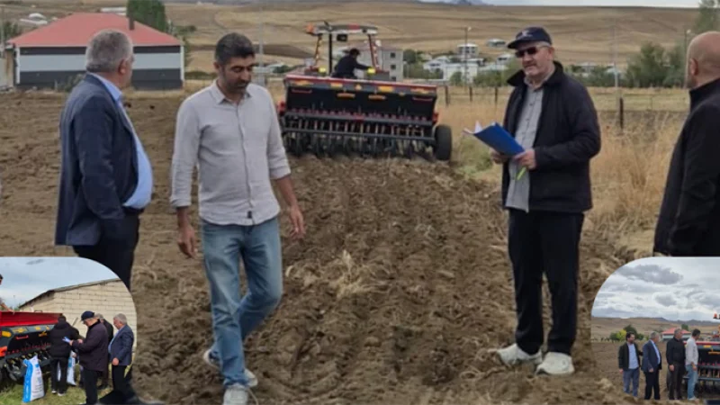 Van'da Tarımsal Üretimi Artırmak İçin Yeni Çeşitler Toprakla Buluştu