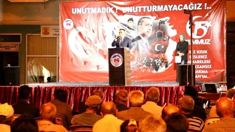 Yalıhüyük'te 15 Temmuz Demokrasi ve Milli Birlik Günü Anma Programı Düzenlendi