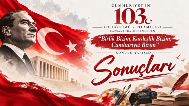 Yalova'da Cumhuriyet Temalı Yarışmanın Kazananları Belli Oldu