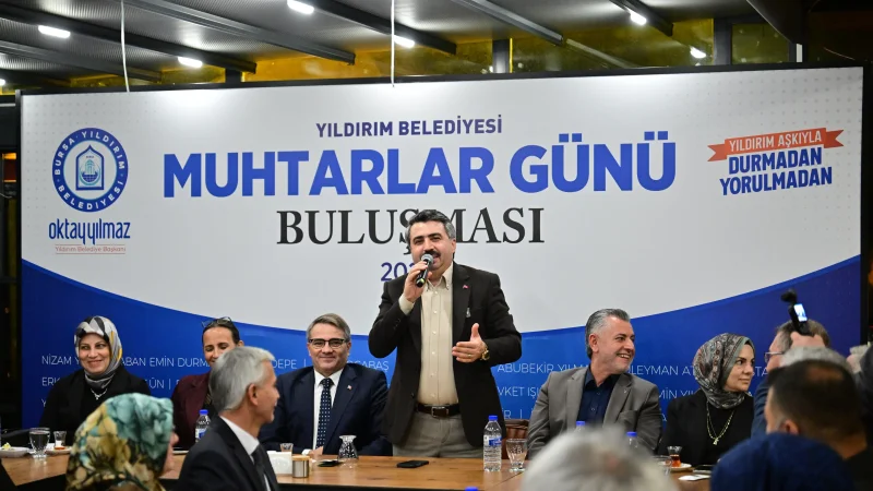 Yıldırım Belediyesi'nden Muhtarlara Fatura Desteği Müjdesi