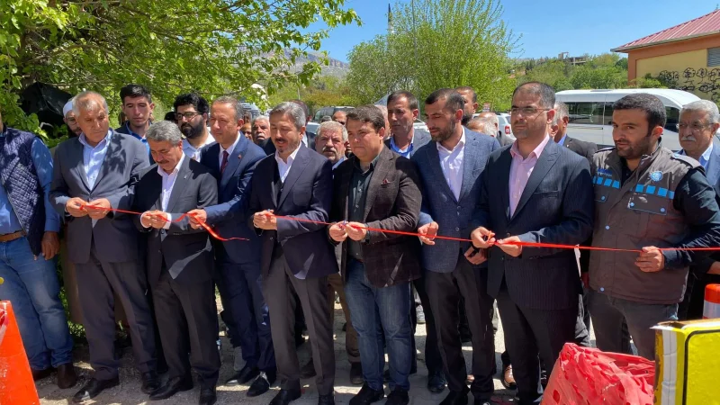 Adıyaman Gerger'de Doğalgaz Çalışmaları İçin İlk Kazma Vuruldu