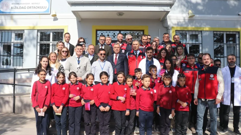 Afyonkarahisar'da Öğrencilere Gıda İsrafı ve Bilinçli Tüketim Eğitimi