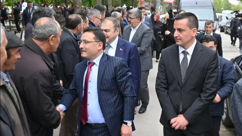 Afyonkarahisar'ın Çay İlçesinde Bayramlaşma Töreni Gerçekleştirildi