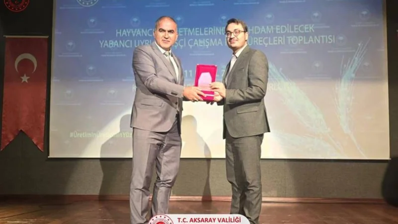 Aksaray İl Tarım ve Orman Müdürü Nejdet Demir, Kırıkkale'deki Hayvancılık İstihdamı Toplantısına Katıldı