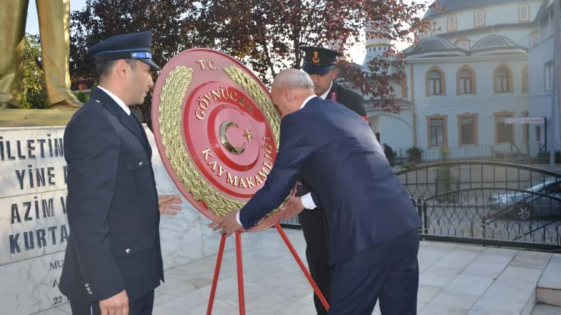 Amasya Göynücek'te Gazi Mustafa Kemal Atatürk'ün Anma Yıldönümü Programı Düzenlendi