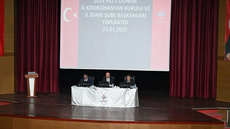 Batman'da İl Koordinasyon Kurulu 2025 Yılı İlk Toplantısı Gerçekleştirildi
