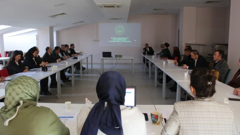Bayburt'ta Ailenin Korunması ve Güçlendirilmesi Eylem Planı İçin İl Teknik Kurulu Toplandı