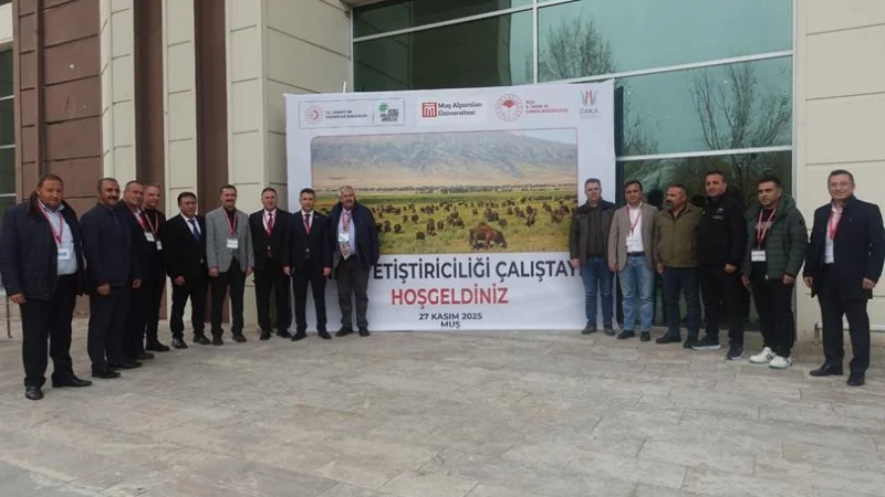 Bitlisli Yetkililerden Manda Yetiştiriciliği Çalıştayı'na Katılım