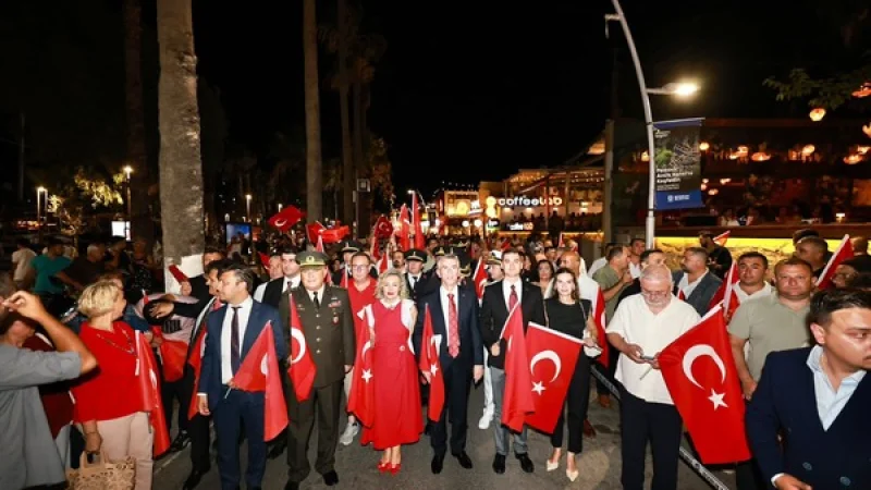 Bodrum'da 15 Temmuz Demokrasi ve Millî Birlik Günü Anma Programı Düzenlendi