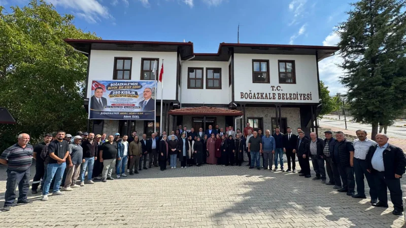 Boğazkale'de 250 Kişilik Kapalı Spor Salonu İçin İlk Harç Atıldı