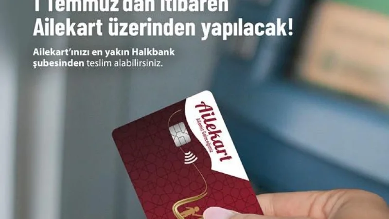 Derecik'te Sosyal Yardım Ödemeleri İçin Ailekart Dönemi Başladı