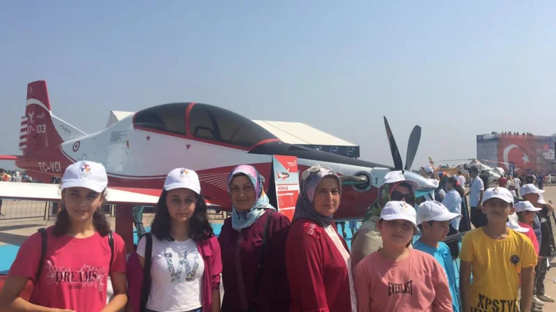 Dikmenli Öğrenciler TEKNOFEST Heyecanını Yerinde Yaşadı