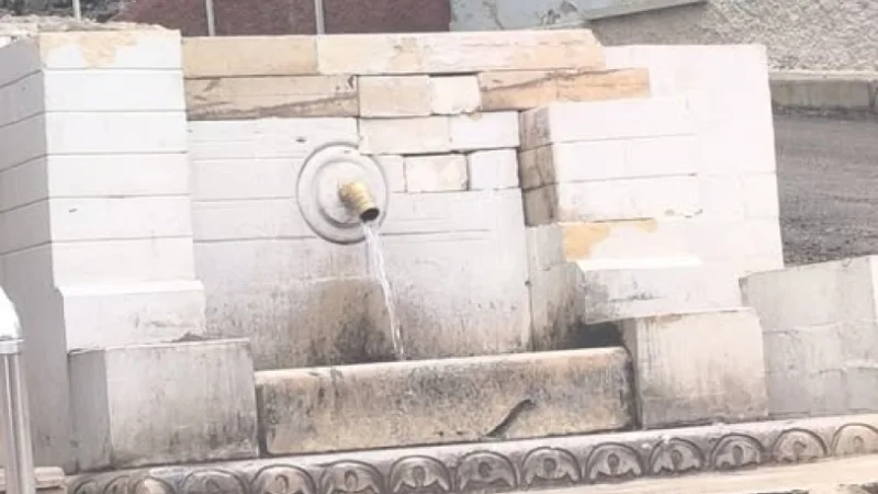 Elazığ Maden'de Tahrip Olan Tarihi Gelincik Çeşmesi Onarılacak