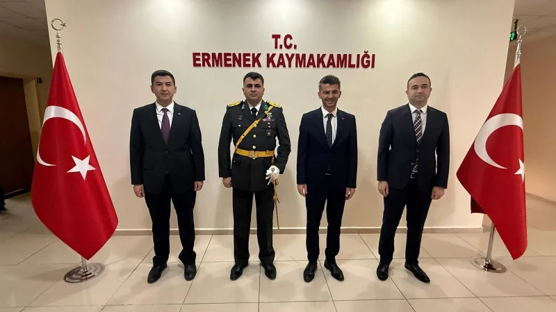 Ermenek'te 29 Ekim Cumhuriyet Bayramı Tebrikat Töreni Düzenlendi