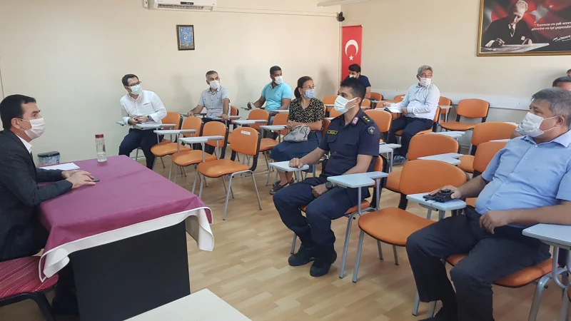 Germencik'te Afet Bölgesi Yardım Koordinasyonu İçin Toplantı Düzenlendi
