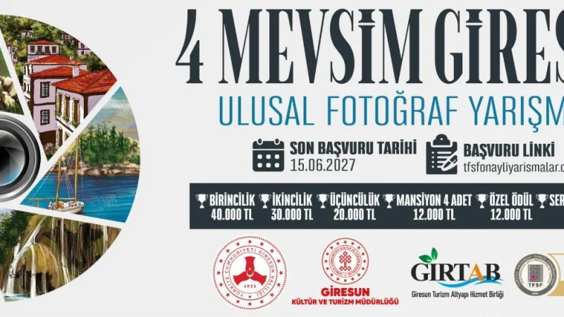 Giresun'un Güzellikleri Objektiflere Yansıyacak: 'Dört Mevsim Giresun' Yarışması Başladı