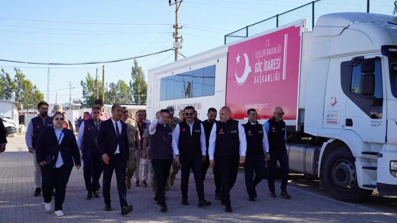 Göç İdaresi Başkanı Yazıcı'dan Hatay'da Sınır Kapısı ve Müdürlük Denetimi