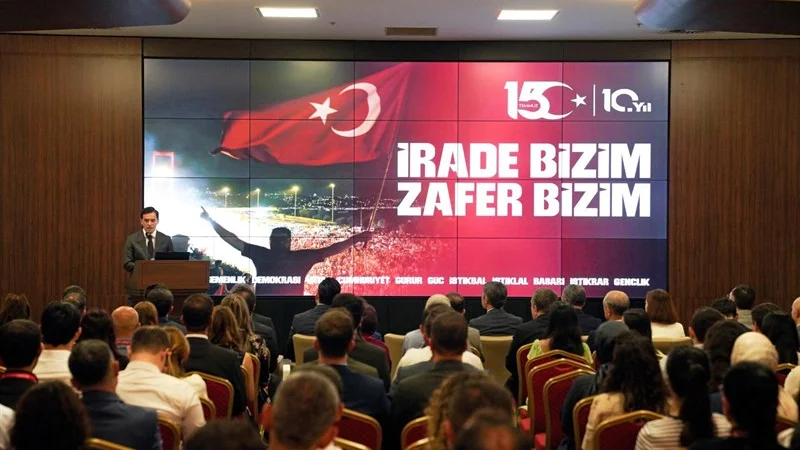 Göç İdaresi Başkanlığı'nda 'İrade Bizim Zafer Bizim' Anma Programı