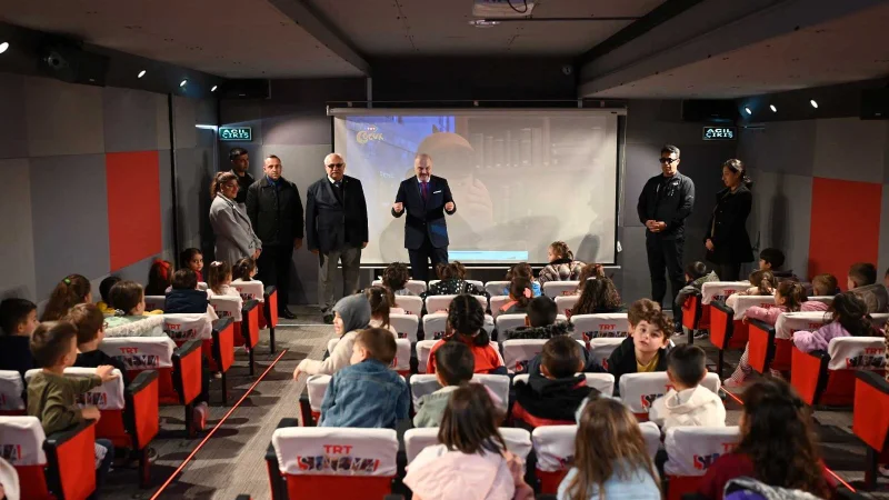 Gönen'de Çocuklar TRT Sinema Etkinliğiyle Buluştu