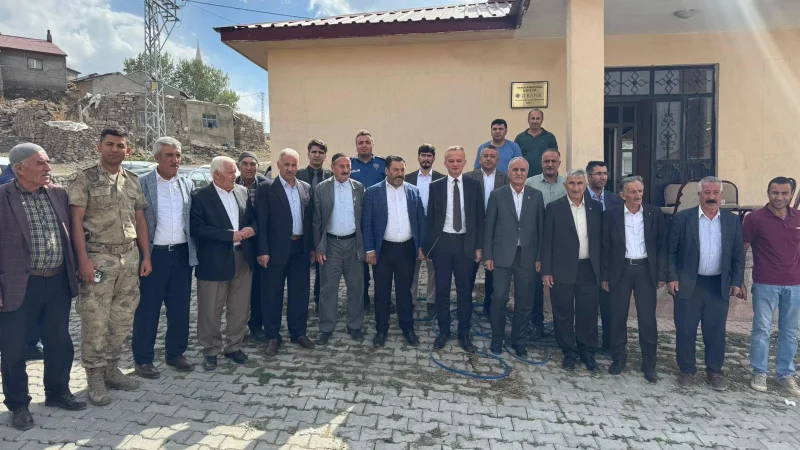 Hamur Kaymakamı Erkan Minuz'dan Köy Ziyaretleri
