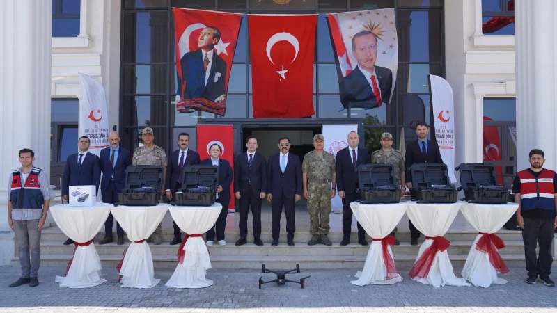 Hatay sınır hattında teknolojik güçlendirme: 13 yeni nesil drone göreve başladı