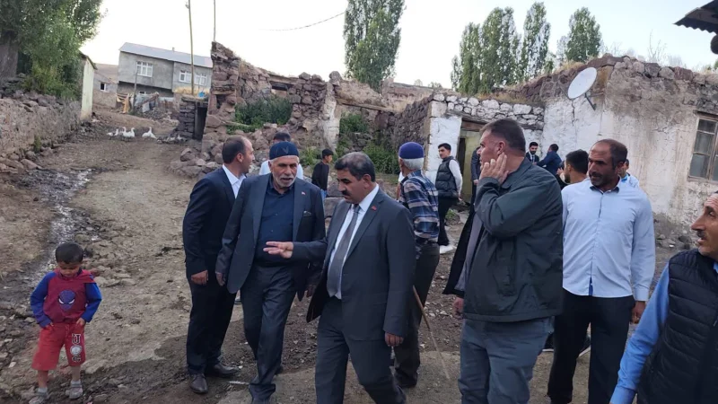 Horasan'da Sel Felaketi: Küçükkonak Mahallesi'nde İnceleme
