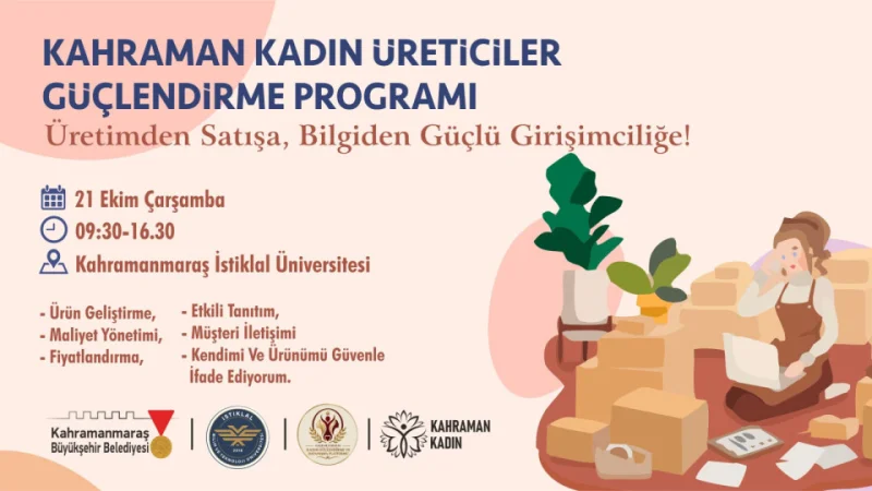 Kahramanmaraş'ta Kadın Girişimciler İçin Kapsamlı Eğitim Semineri