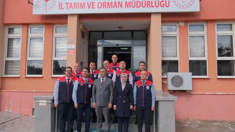 Karaman Valisi Hayrettin Çiçek'ten İl Tarım ve Orman Müdürlüğü'ne Ziyaret