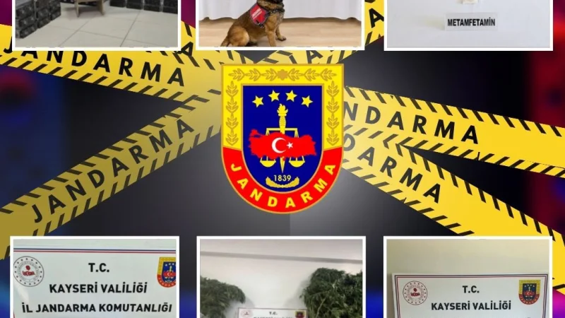 Kayseri İl Jandarma Komutanlığı'ndan Eylül Ayında Kapsamlı Operasyonlar
