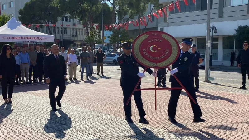 Kınık'ın Düşman İşgalinden Kurtuluşunun 104. Yıl Dönümü Törenlerle Kutlandı
