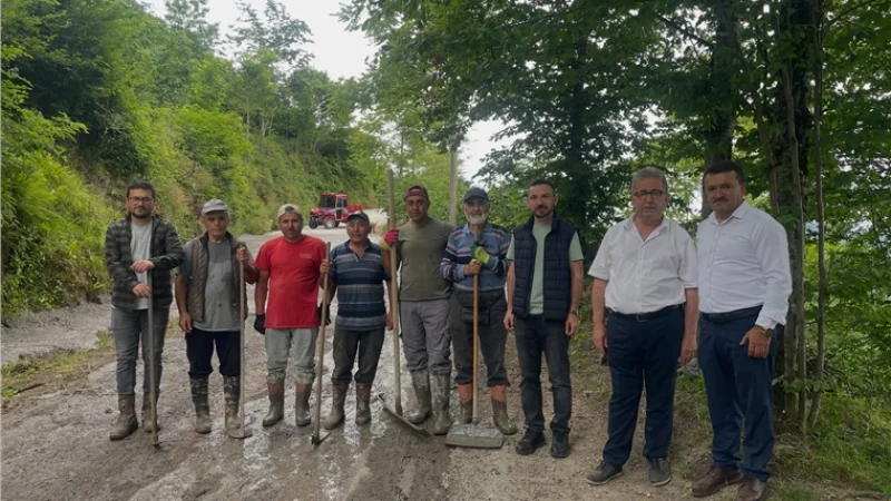 Korgan'da Ulaşım Altyapısı Güçleniyor: Çamlı Mahallesi'nde Beton Yol Çalışması Başlatıldı