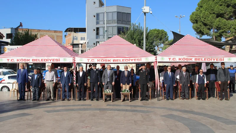 Köşk'te 19 Eylül Gaziler Günü Törenle Kutlandı