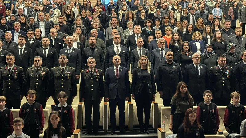 Malkara'da 10 Kasım Atatürk'ü Anma Töreni Düzenlendi